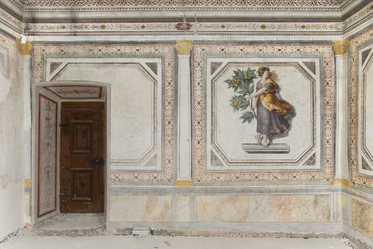 Room of the Music (fresko) af Italian School