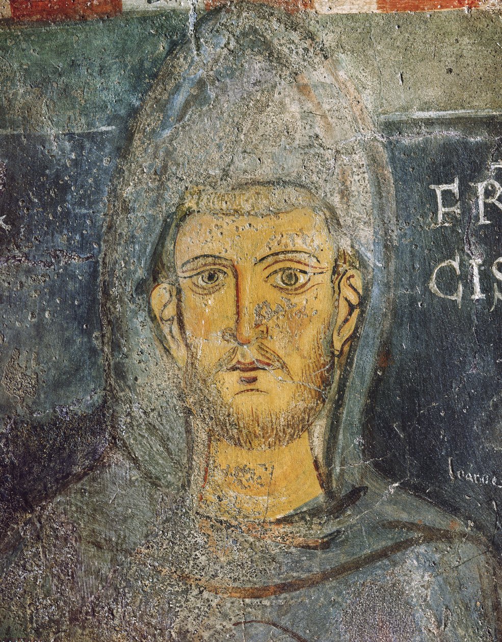 Sankt Frans af Assisi, St. Gregorys Kapel, ca. 1224 af Italian School