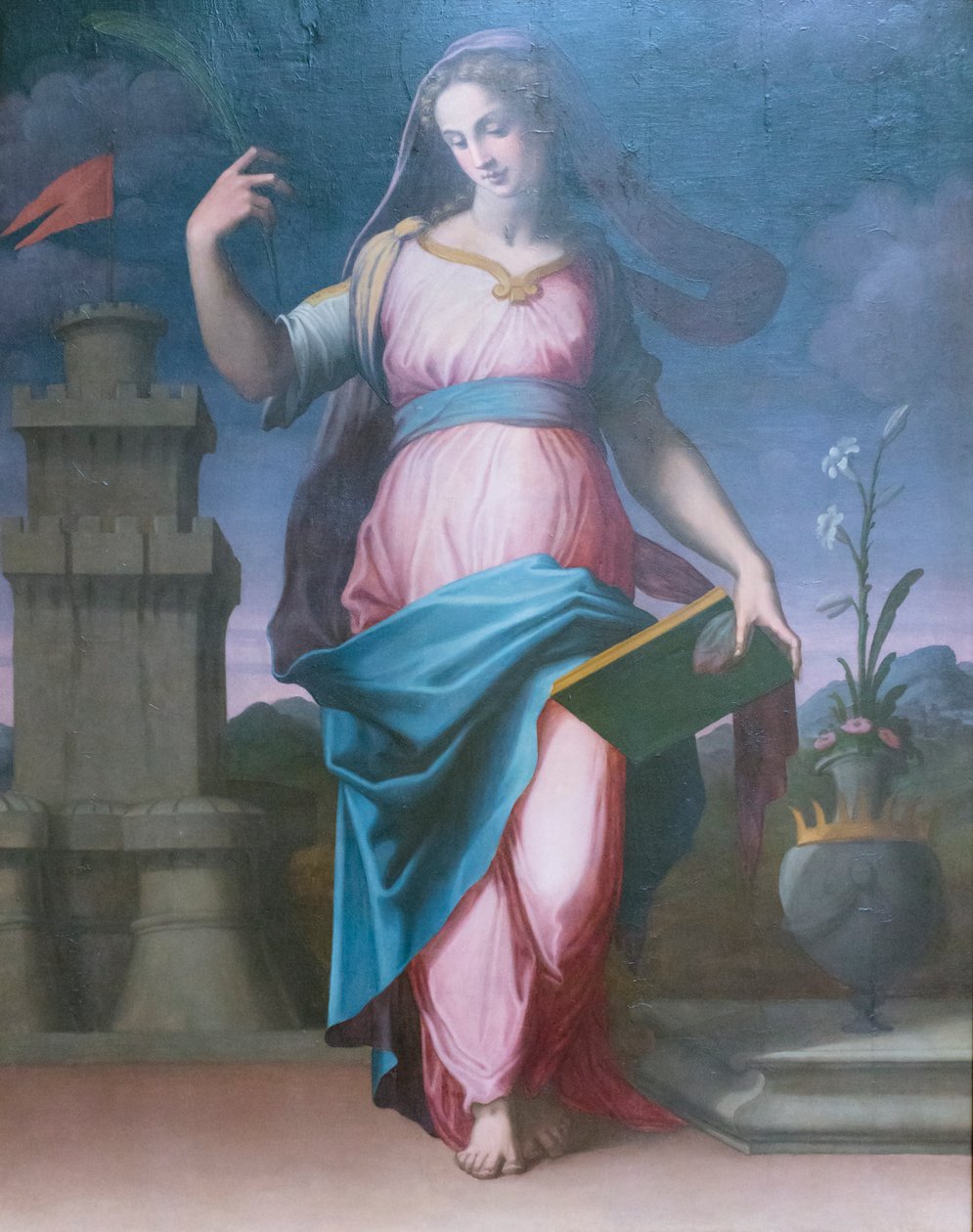 Santa Barbara af Italian School