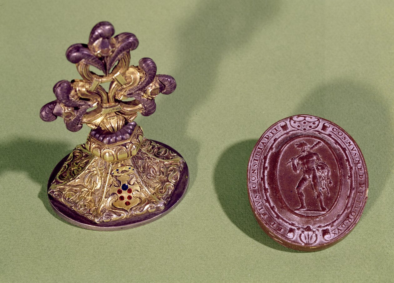 Segl fra Cosimo de Medici (1519-74) af Italian School