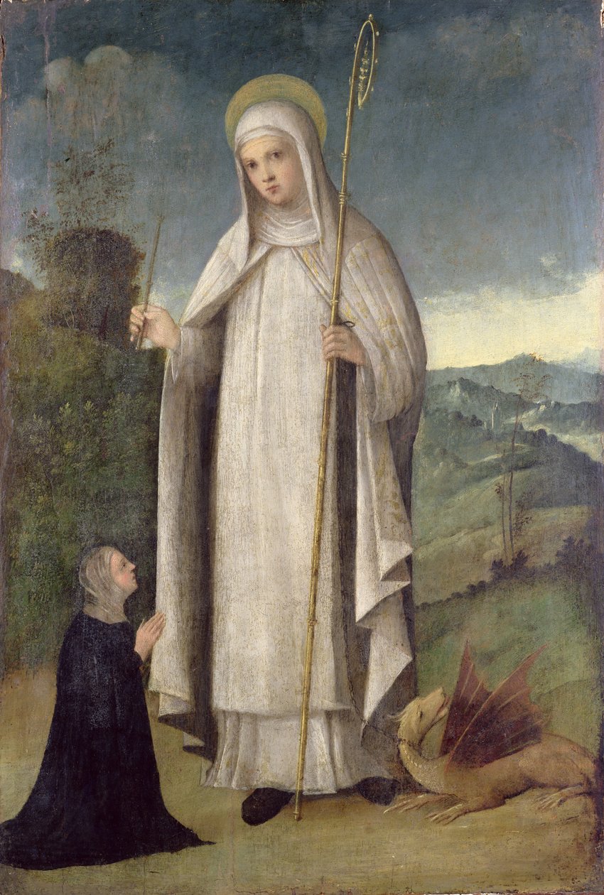 St. Margaret, ca. 1500 (panel) af Italian School