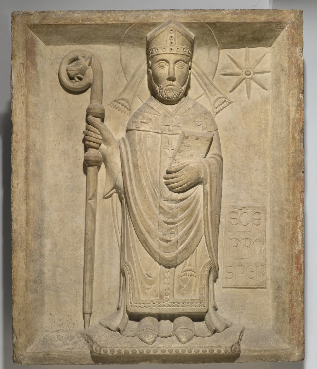 St. Prosper, ca. 1200-25 (marmor) af Italian School