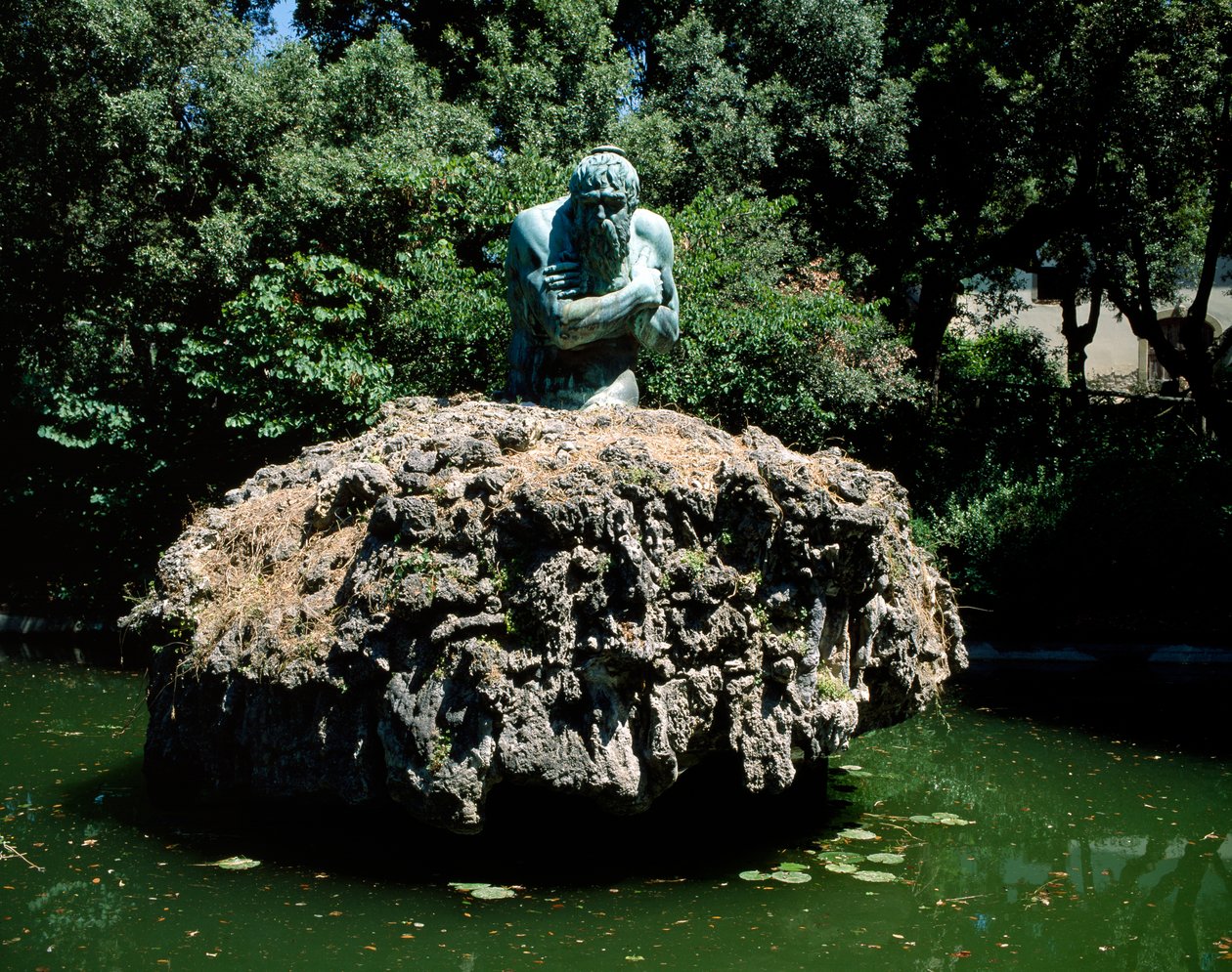 Statue af Appenninerne, Villa di Castellos have af Italian School