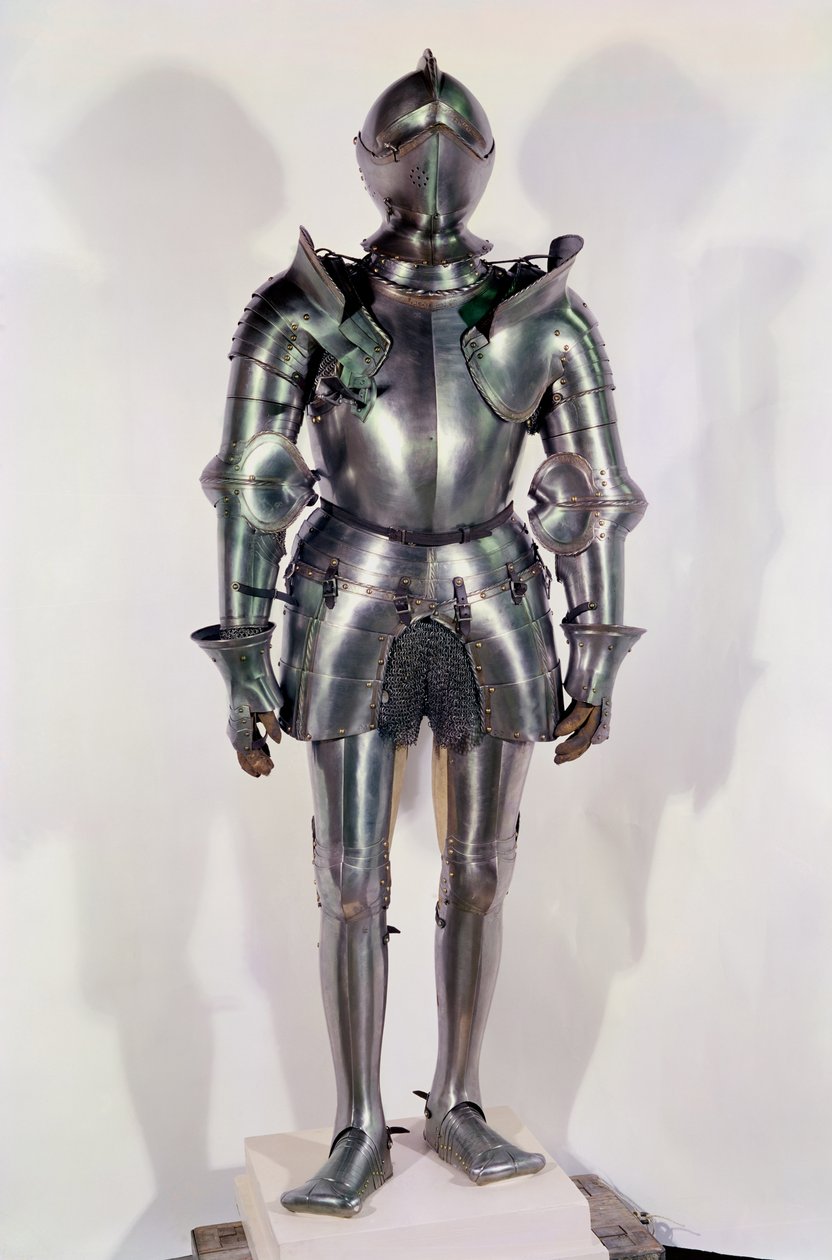 Rustning menes at have tilhørt Chevalier Bayard (1475-1524), ca. 1510 (metal) af Italian School