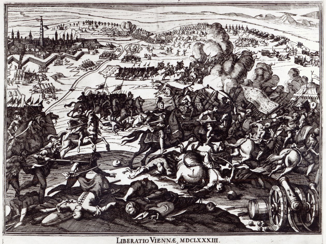 Belejringen af Wien i 1683 af Italian School