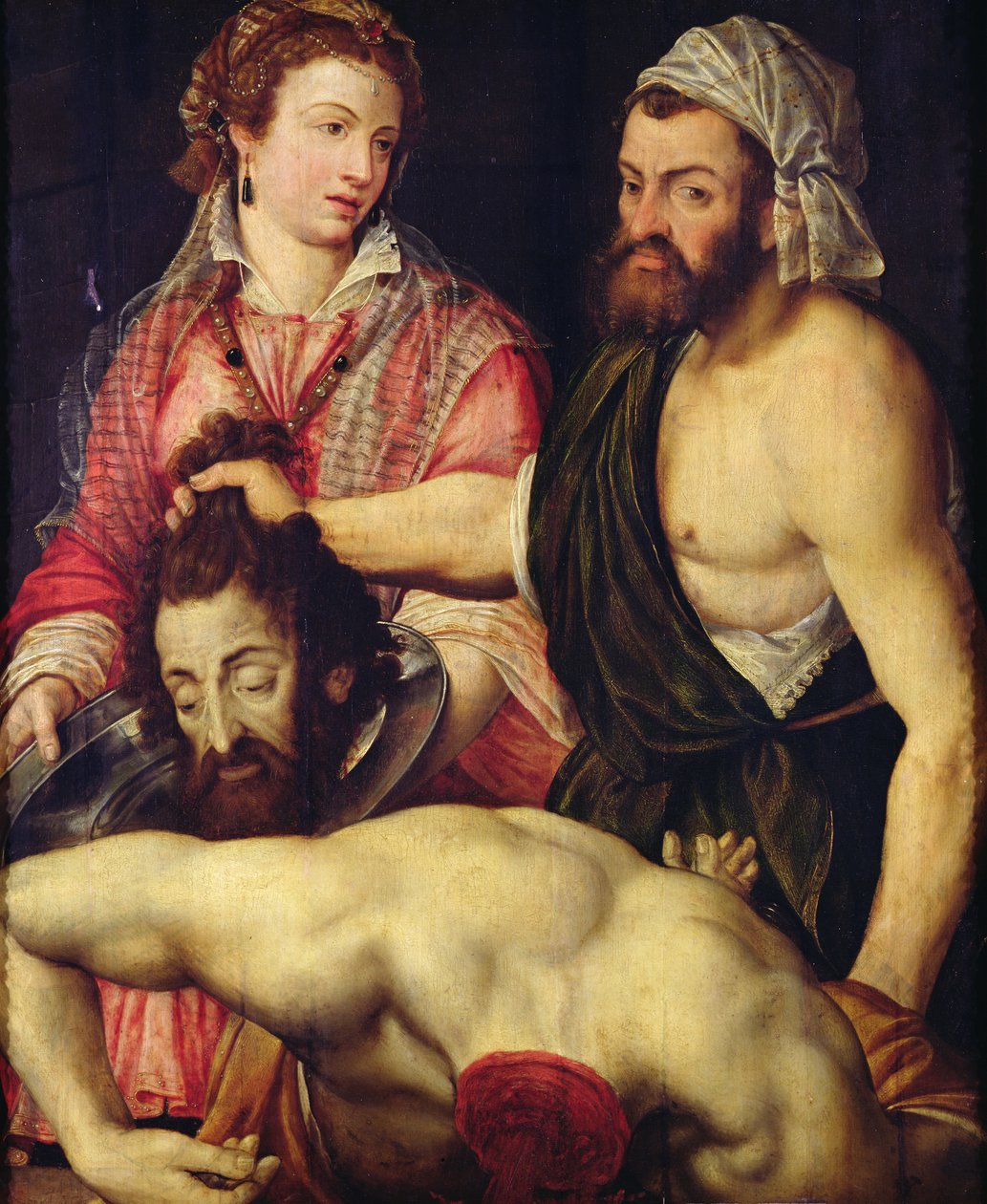 Halshugningen af Johannes Døberen af Italian School