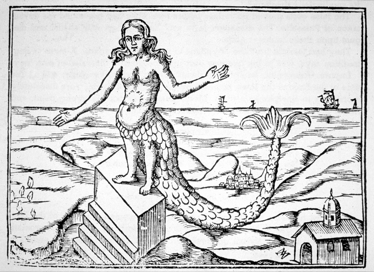 The Divinity Dragon, kopi af en illustration fra Oedipus Aegyptiacus af Athanasius Kirchner, Rom 1652, brugt i en History of Magic, udgivet sent i det 19. århundrede af Italian School