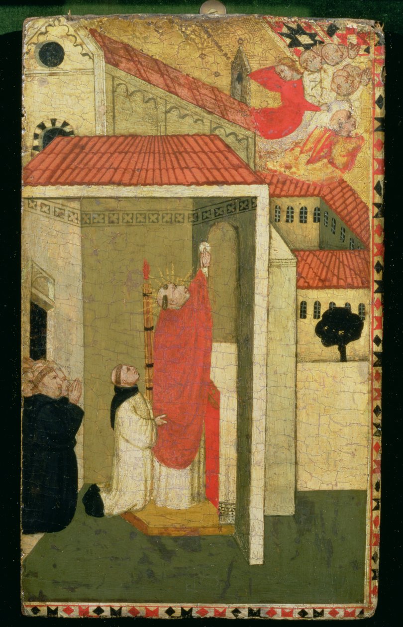 Værtens højde (panel) af Italian School