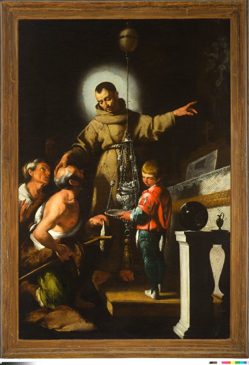 Miraklet af Didacus af Alcala, af Italian School