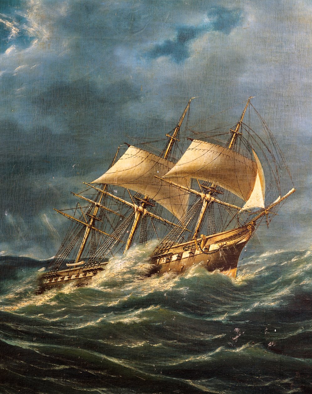 Prince Umberto-dampskibet med skruepropel, søsat 22. august af Italian School
