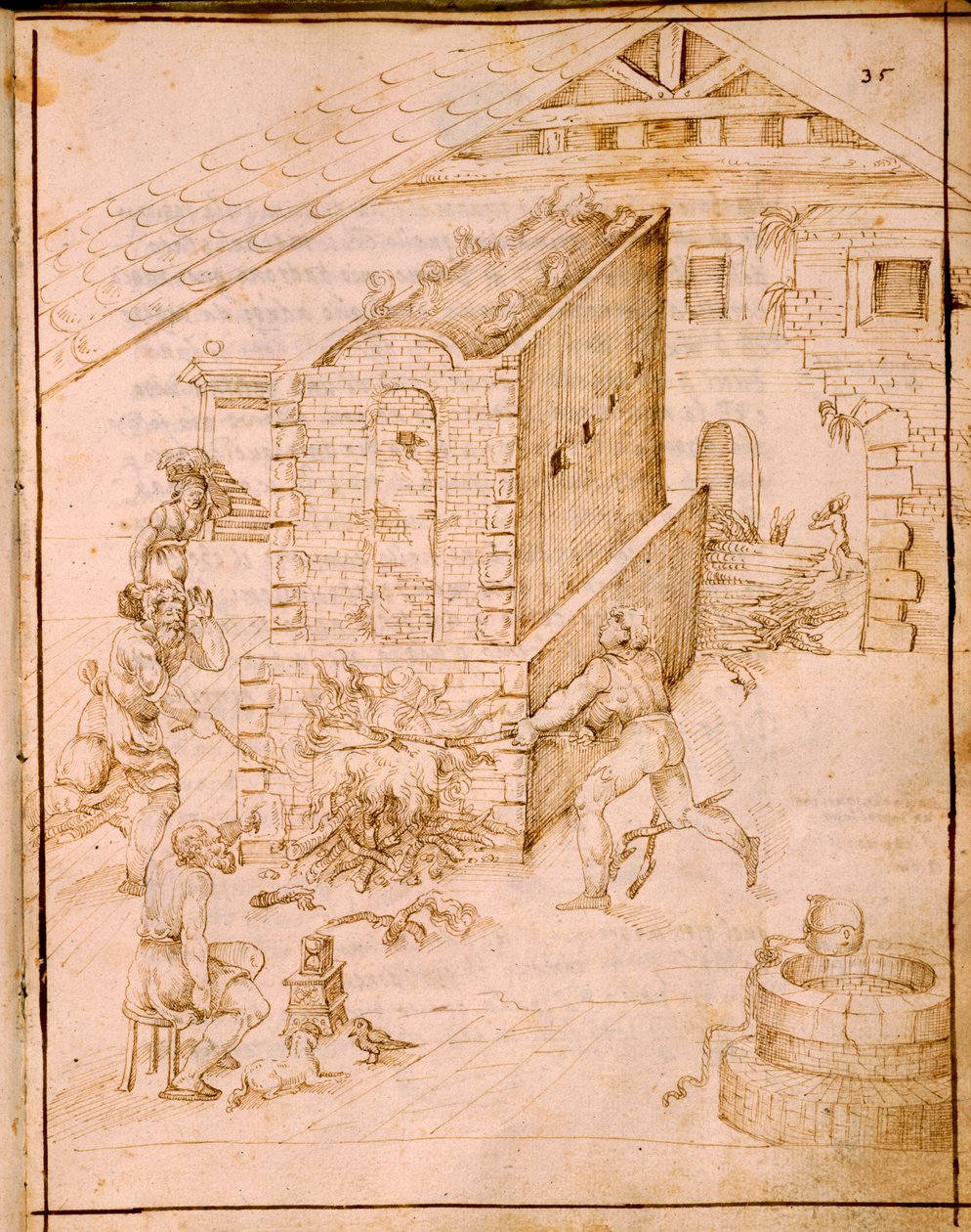Den gamle kunst at fremstille fartøjer, 1589 af Italian School