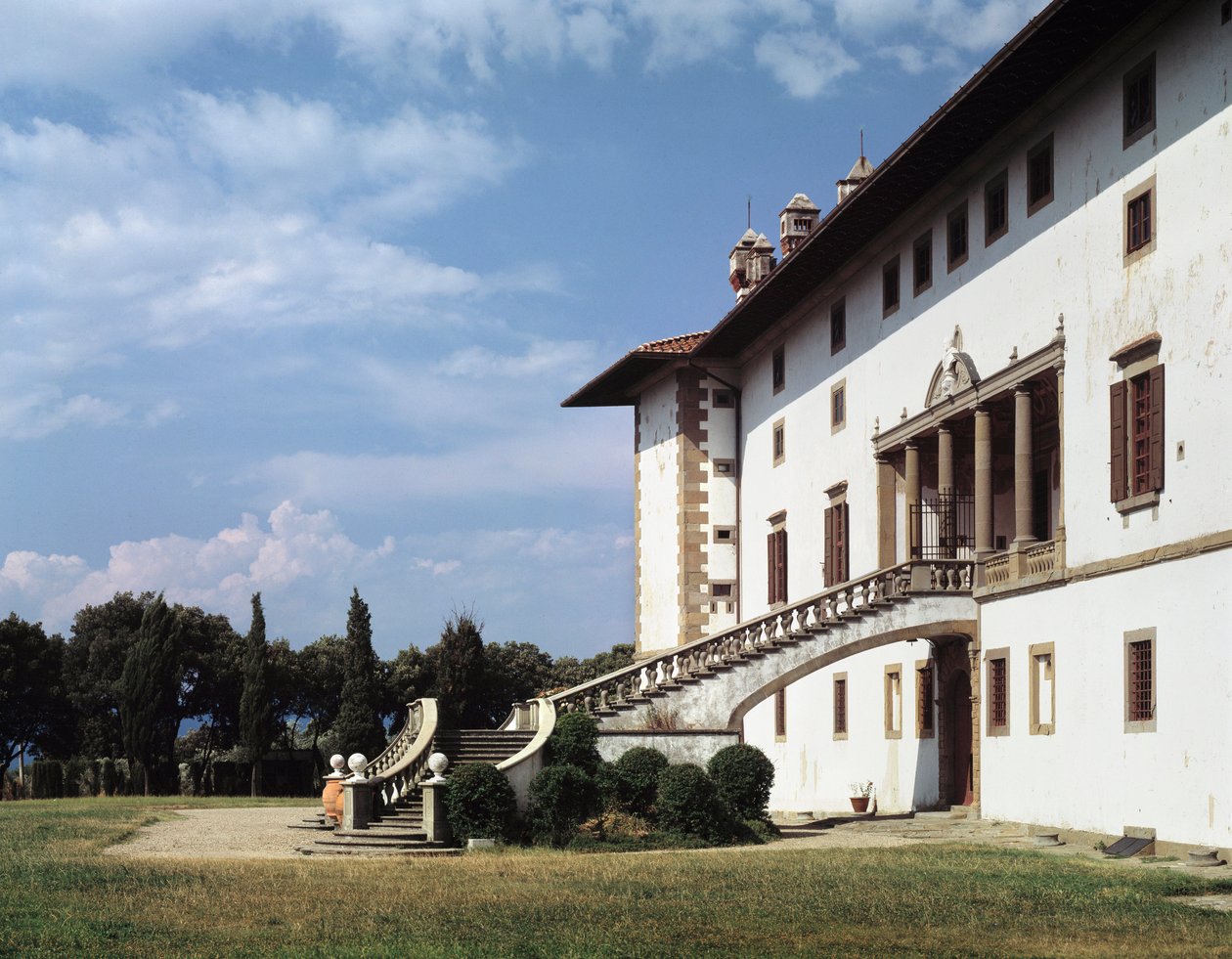 Villaen med hundrede chiminees - 1596-1600 af Italian School