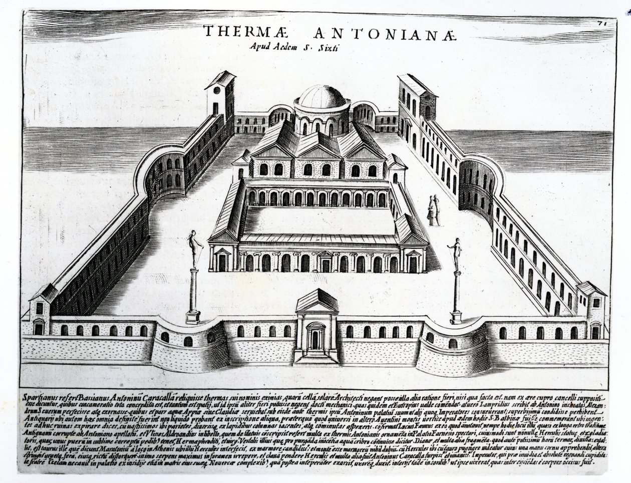 Thermae Antonianae af Italian School