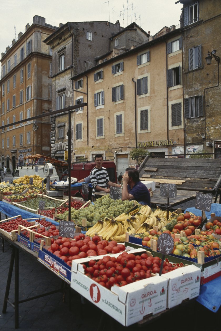 Udsigt over markedet af Italian School