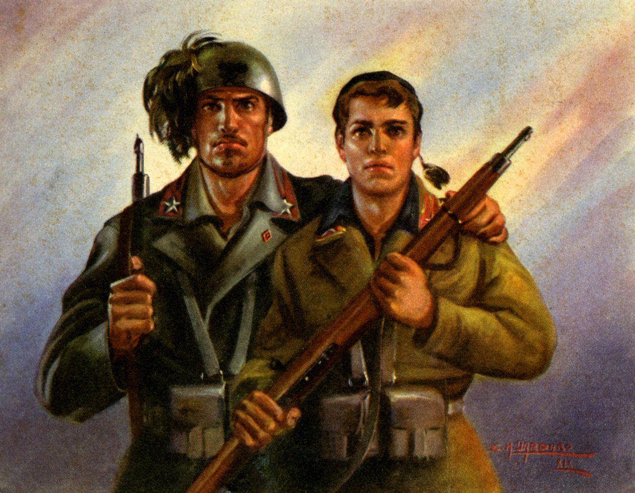 WW2: Italiensk ung fascistisk frivillig bataljon af Italian School
