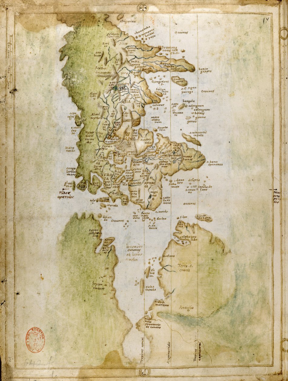 Verdenskort, Portolan-atlas, Vesconte de Maggiolo af Italian School