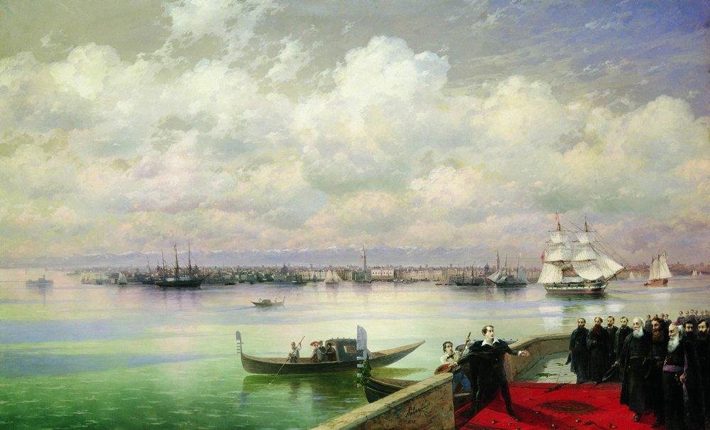 San Lazzaro degli Armeni af Ivan Konstantinovich Aivazovsky