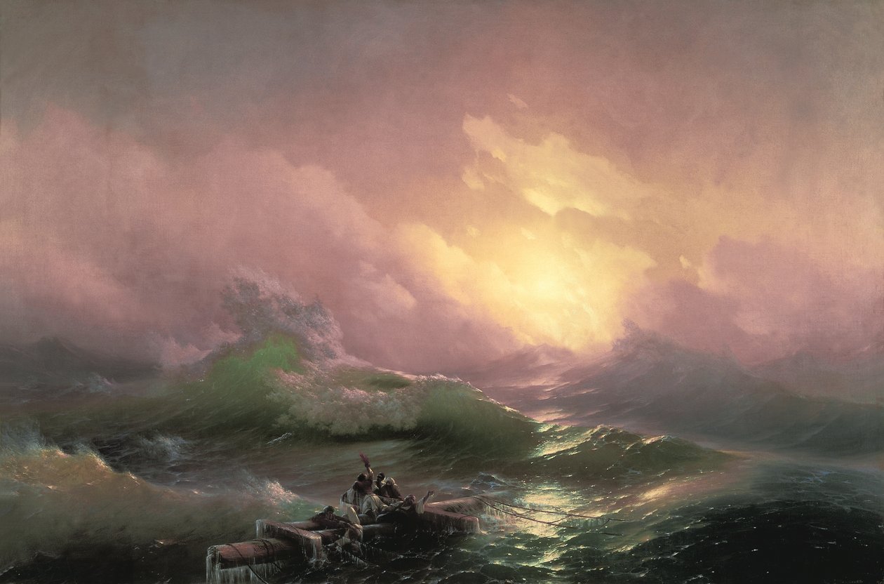Den niende bølge af Ivan Konstantinovich Aivazovsky