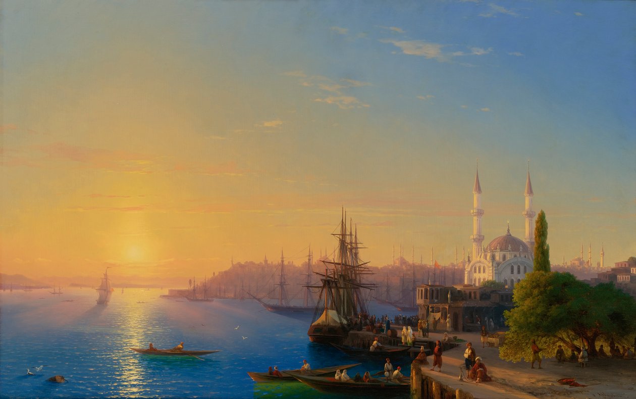 Udsigt over Konstantinopel og Bosporus af Ivan Konstantinovich Aivazovsky