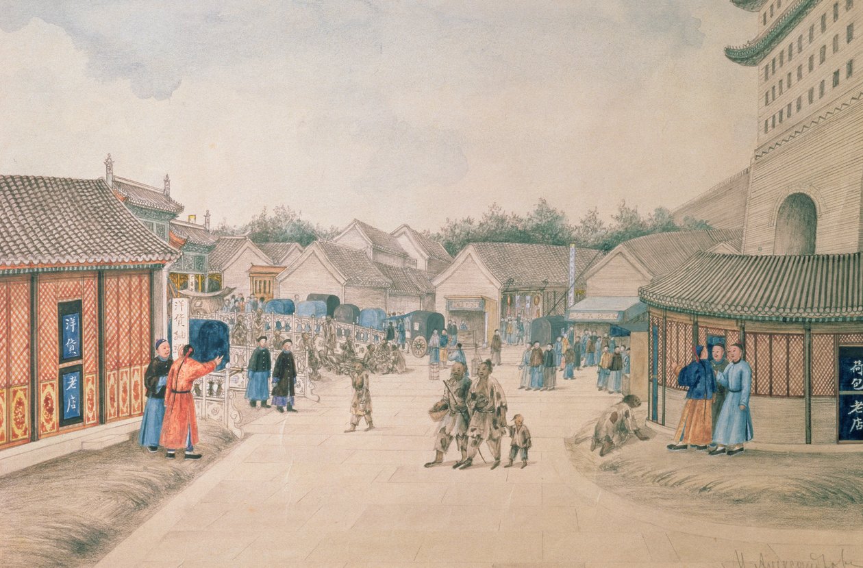 Tsyan-Minh-broen, fra kinesiske skitser, 1804-06 af Ivan Alexandrov