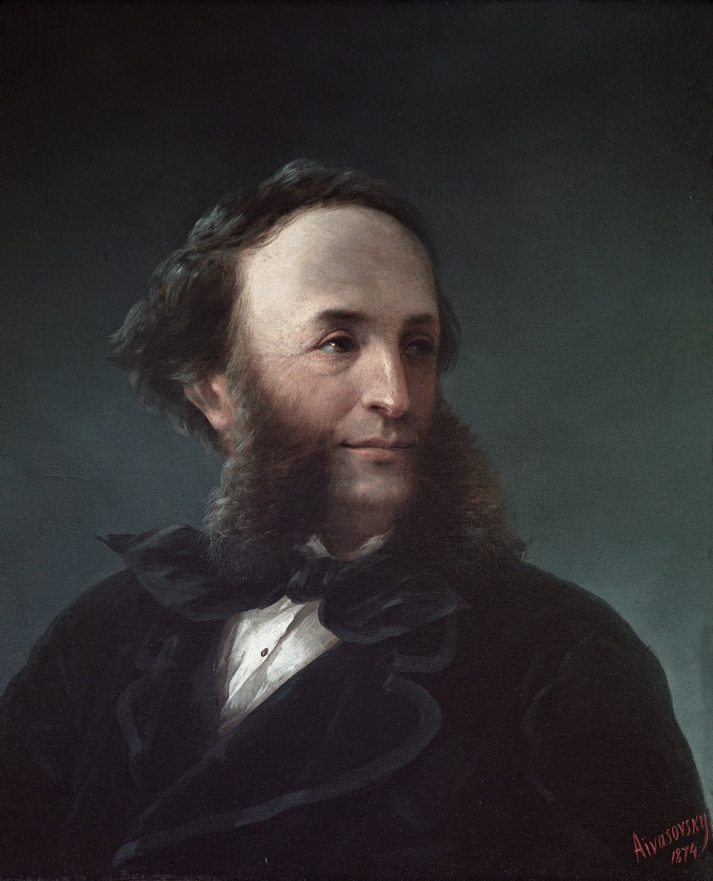 Selvportræt, 1874 af Ivan Ayvazovsky