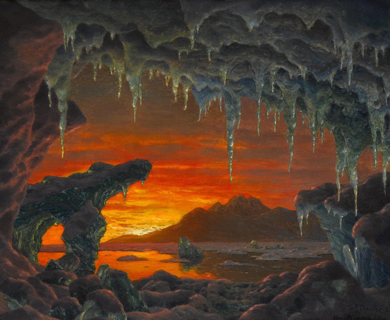 Model til en Arctic Cave Decor af Ivan Fedorovich Choultse
