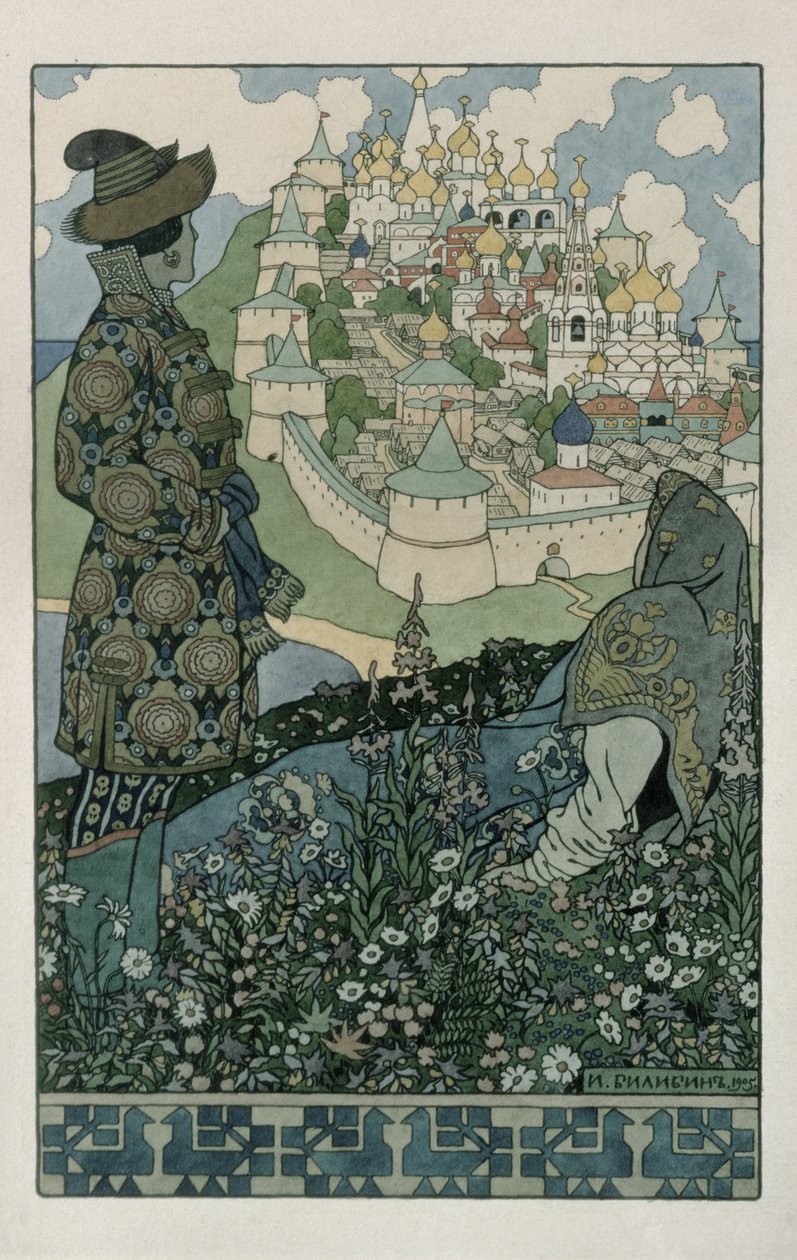 Illustration til Alexander Pushkins 