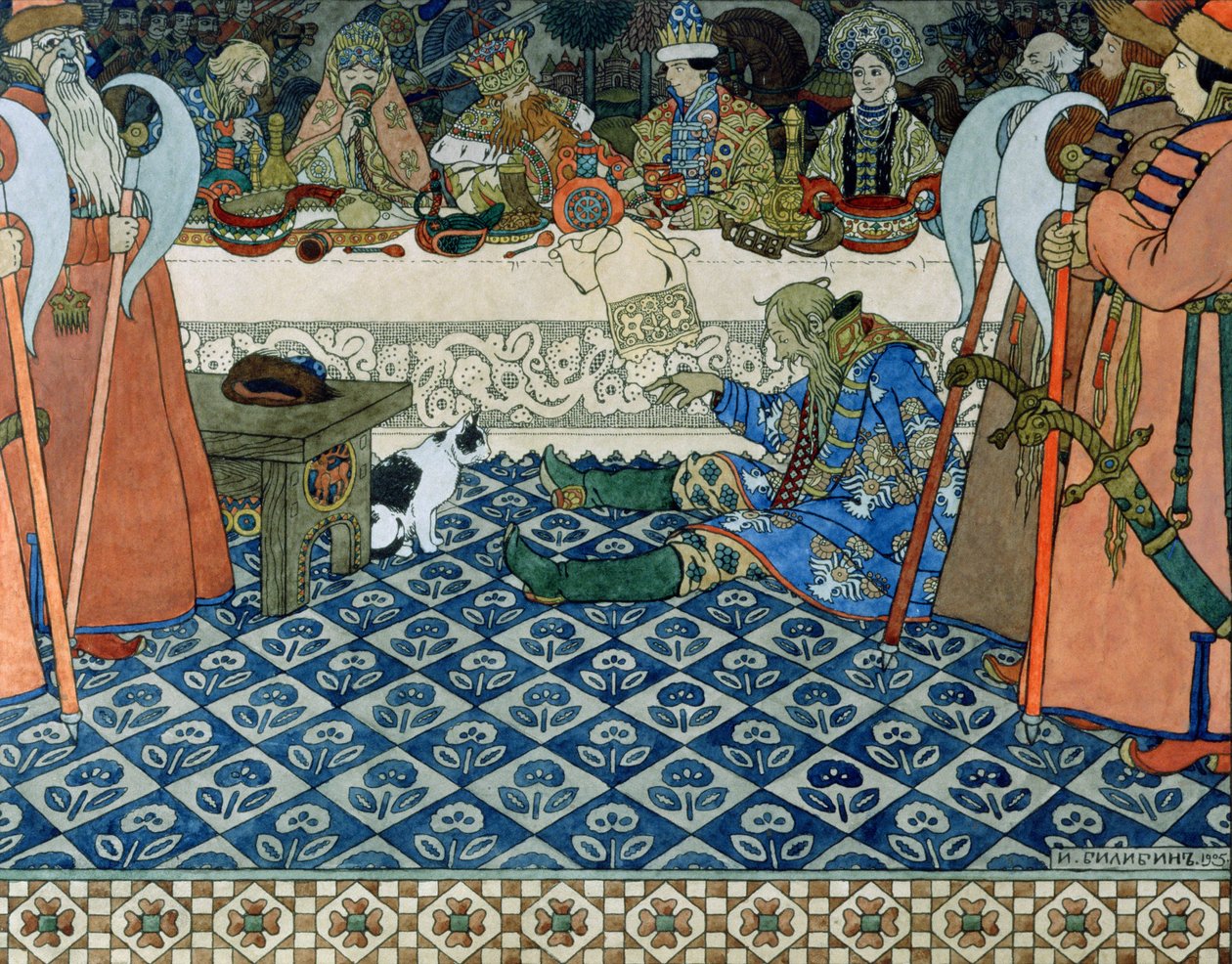 Illustration til Alexander Pushkins 