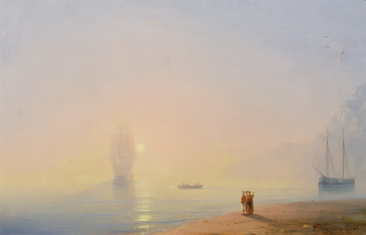 Ser på Sortehavet af Ivan Konstantinovich Aivazovsky