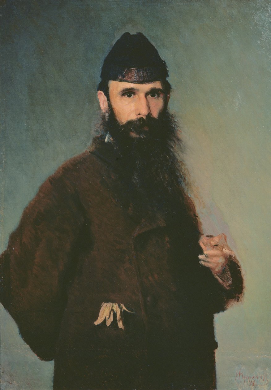 Portræt af Alexander Litovtchenko (1835-90), 1878 af Ivan Nikolaevich Kramskoy