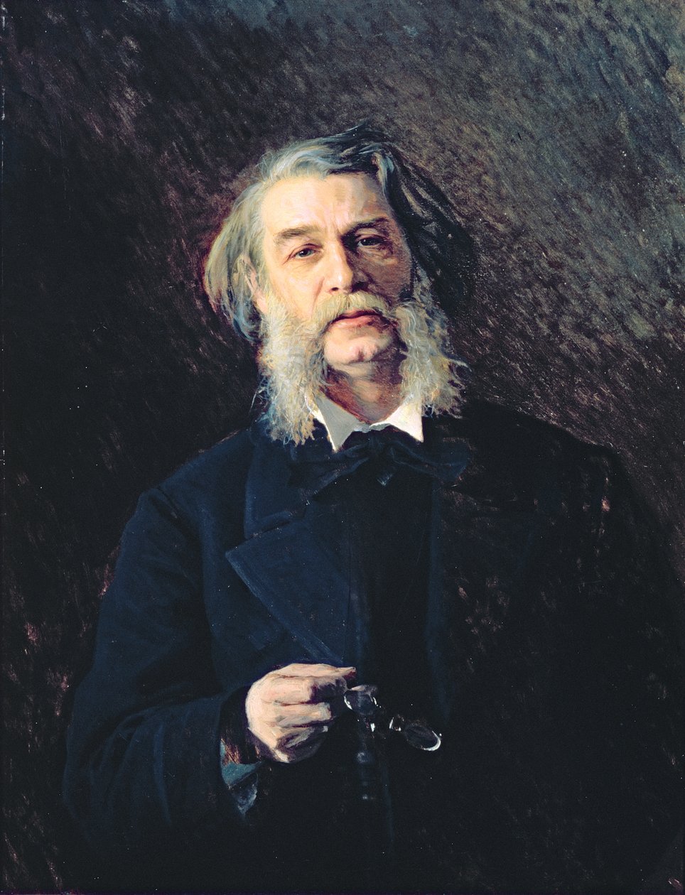 Portræt af Dmitri Vasilievich Grigorovich (1822-99), 1876 af Ivan Nikolaevich Kramskoy