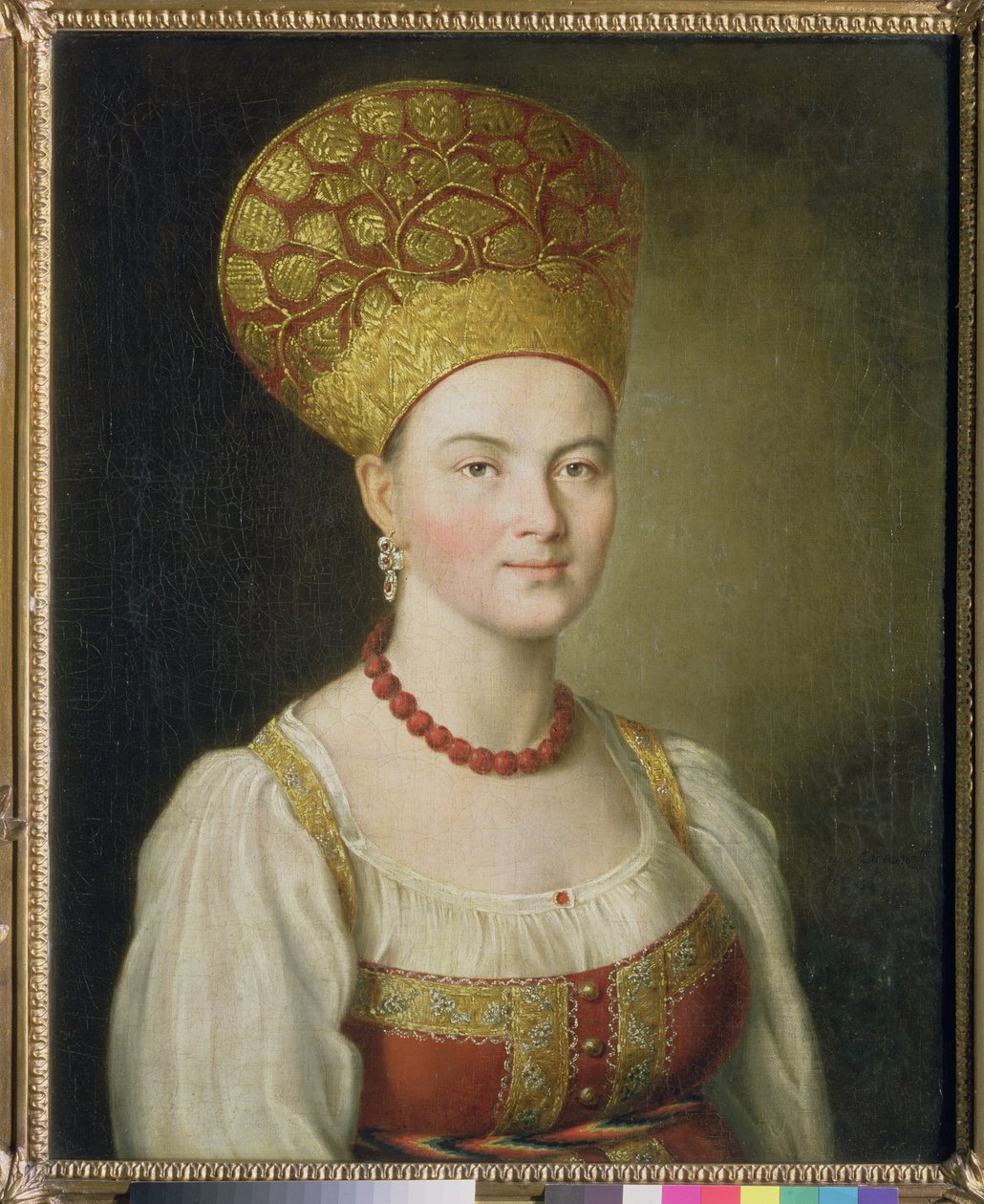 Bondekvinde i russisk dragt, 1784 af Ivan Petrovich Argunov