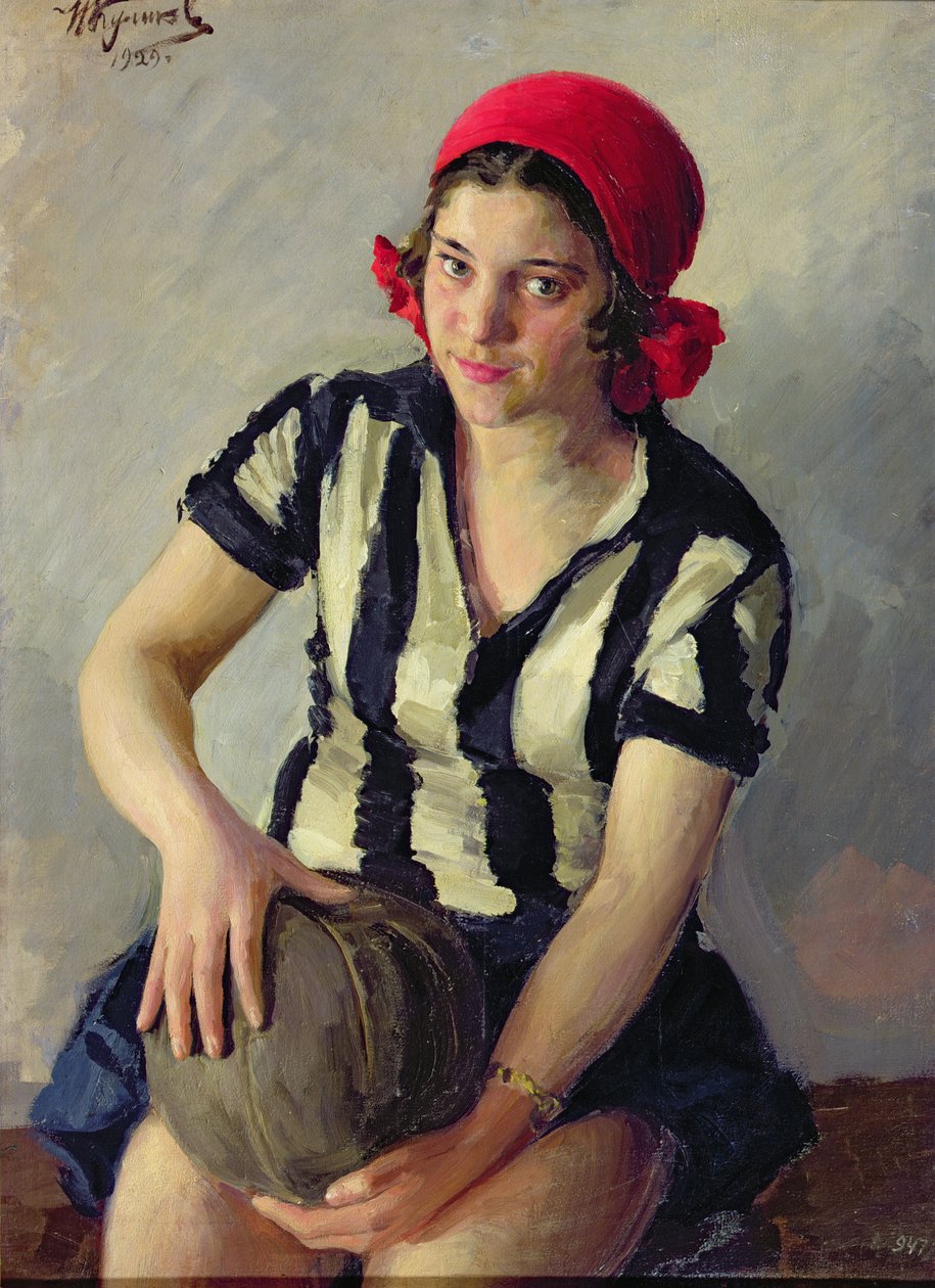 En sportskvinde, 1928 af Ivan Semyonovich Kulikov