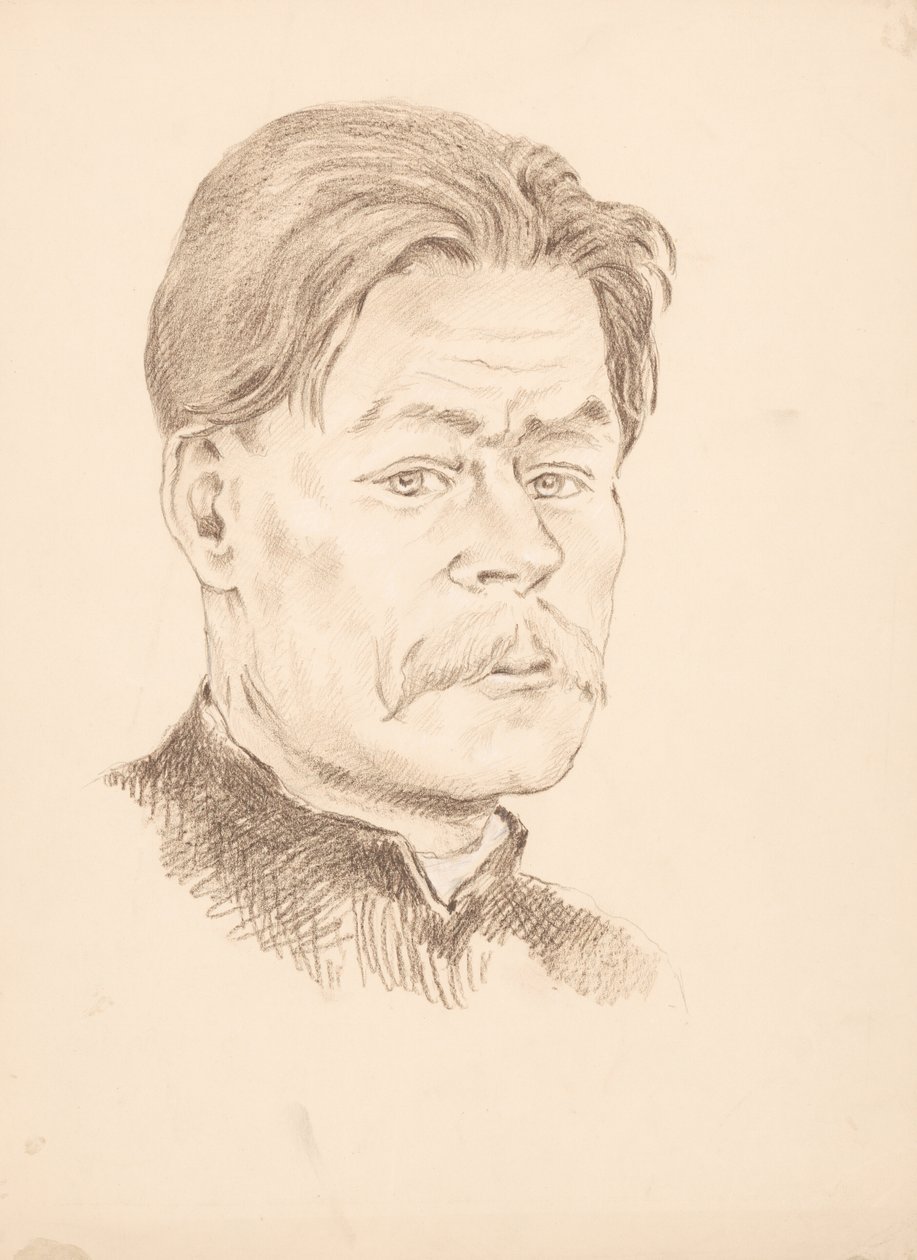 Portræt af M. Gorkeho af Ivan Zabota