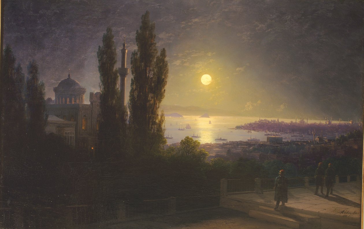 Estisk: "Bosporusstrædet om natten" af Ivan Aivazovsky