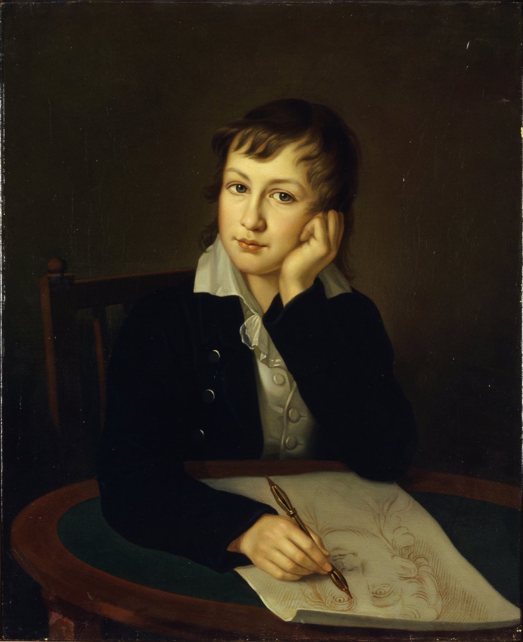 Portræt af grev Alexander Nikolayevich Mordvinov 1799-1858 af Ivan Alexeevich Tyurin
