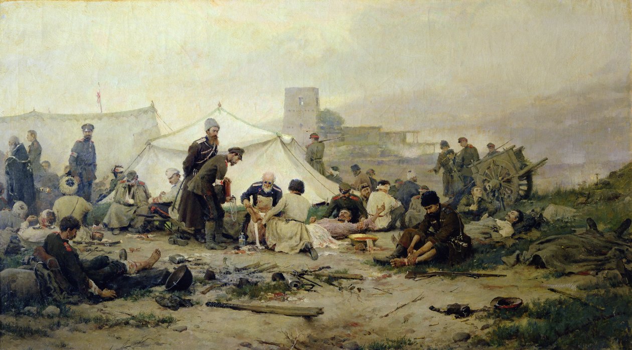 Påklædningsstation af Ivan Alexeyevich Vladimirov