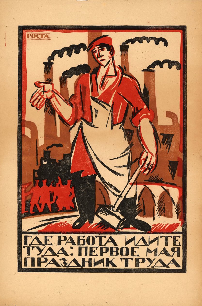 1. maj - Labor Day, 1920. af Ivan Andreevich Malyutin