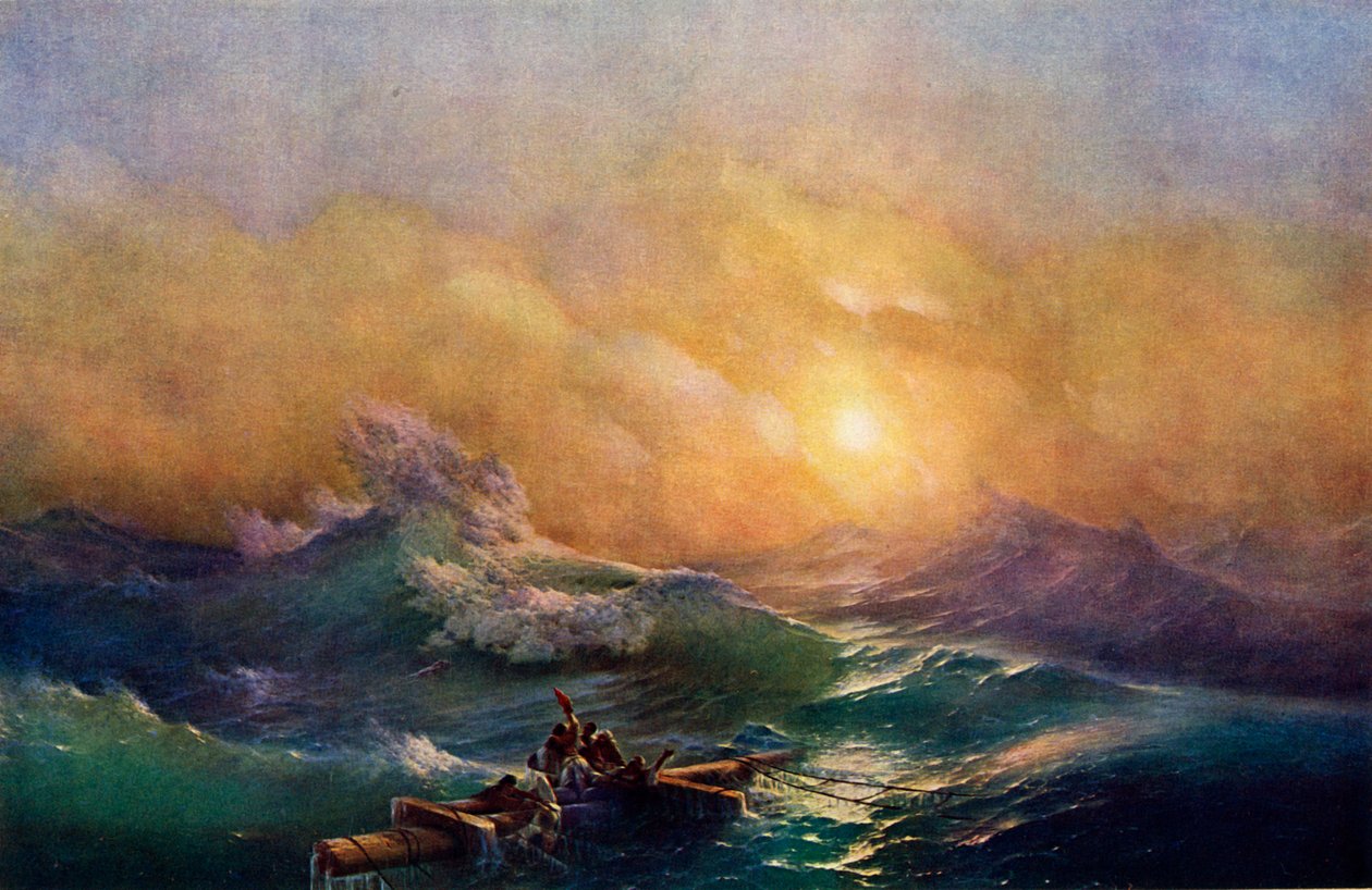 Højeste bølge, 1850, 1939. af Ivan Ayvazovsky