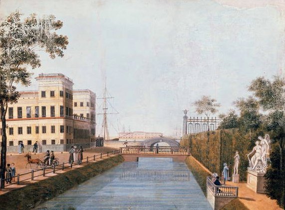 Udsigt over St. Petersborg, 1839 af Ivan Belonogov