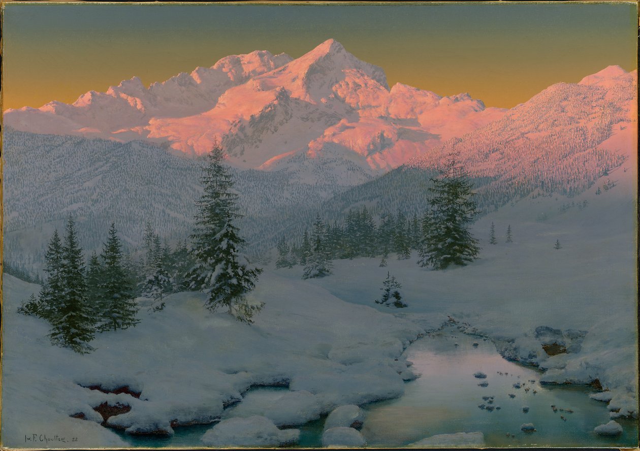 Ved foden af Garmisch-bjergene, Bayern, 1922 af Ivan Fedorovich Choultse