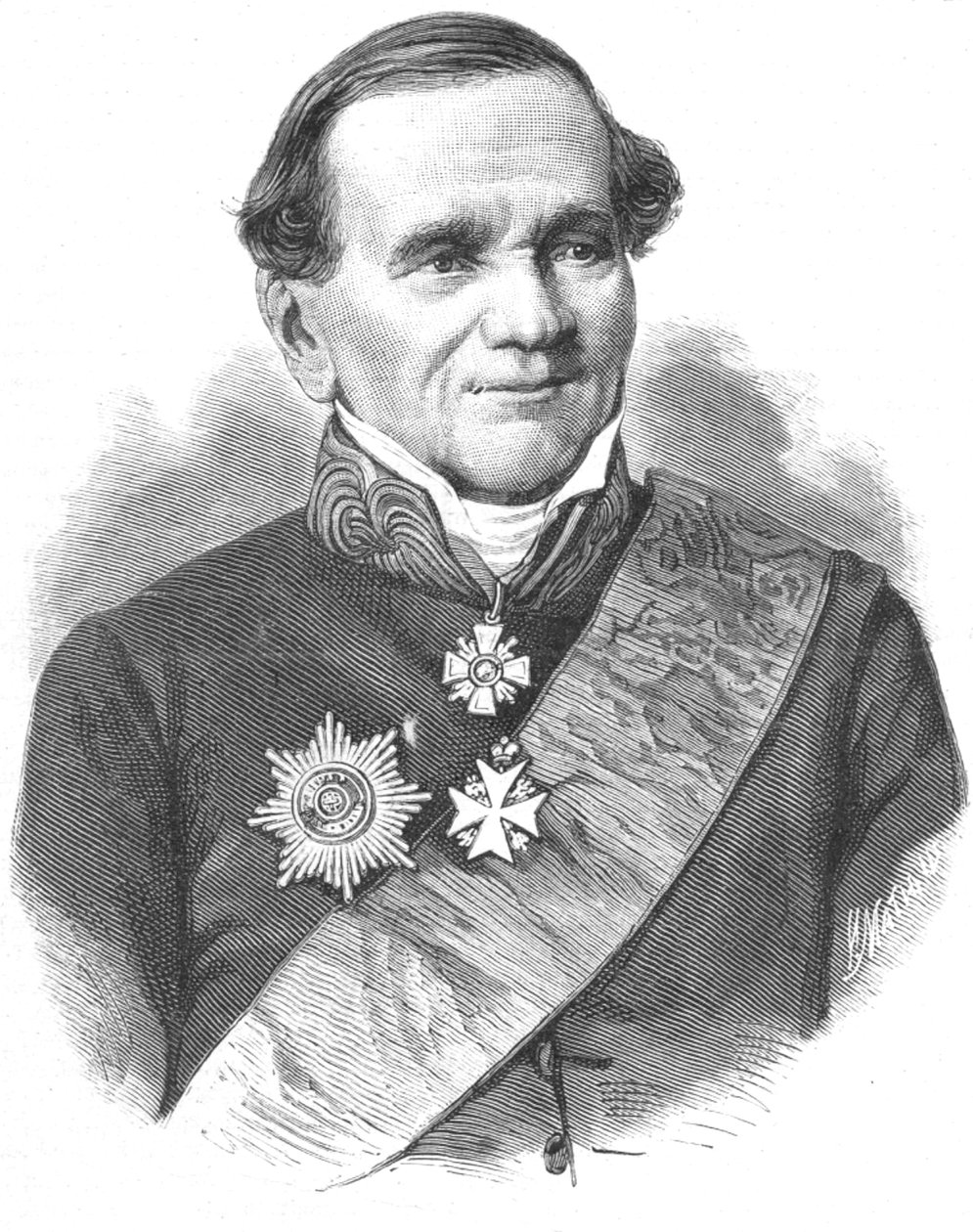 Fjodor Nikolayevich Glenn 18-180 af Ivan Ivanovich Matyushin