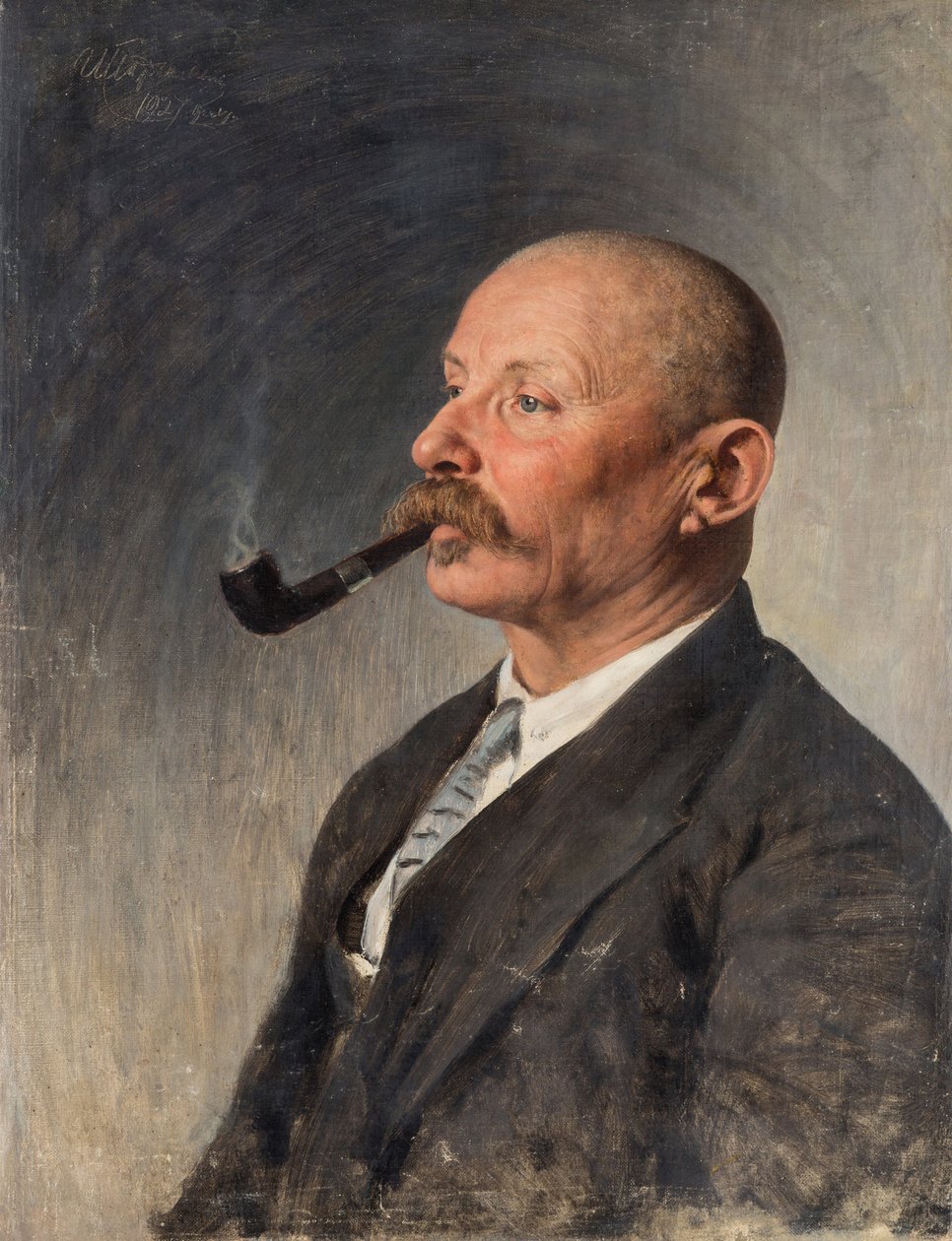 Aleksej Pavlovic Capygin - Portræt af forfatteren Aleksey Pavlovich Chapygin (1870-1937) af Parkhomenko, Ivan Kirillovich (1870-1940). Olie på lærred, størrelse: 67x52 af Ivan Kirillovich Parkhomenko