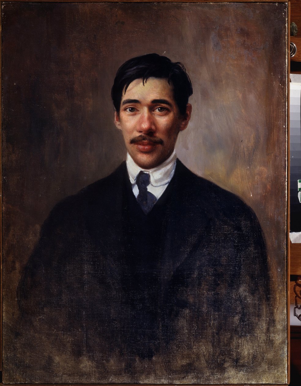 Portrait de liekrivai Korney I. Chukovsky (Korney Chukovsky) (1882-1969). Maleri af Ivan Kirillovich Parkhomenko (1870-1940), huile sur toile af Ivan Kirillovich Parkhomenko