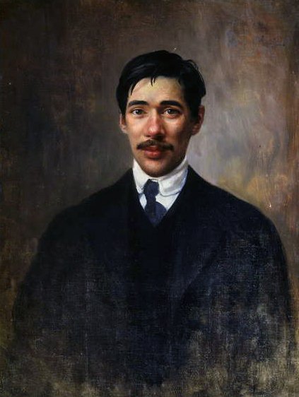 Portræt af Korney Chukowsky, ca. 1909 af Ivan Kirillovich Parkhomenko