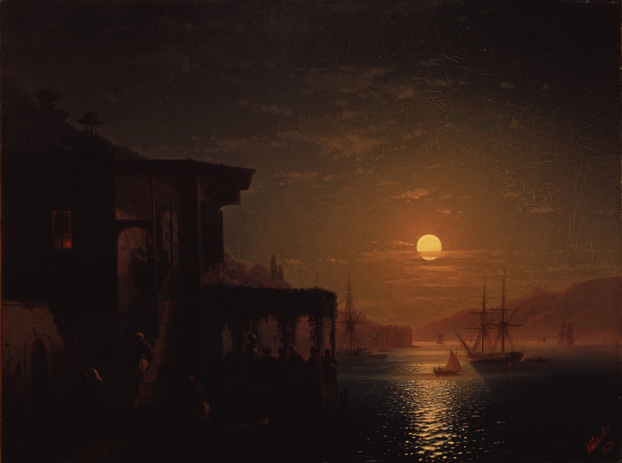 Konstantinopel om aftenen, 1882 af Ivan Konstantinovich Aivazovsky