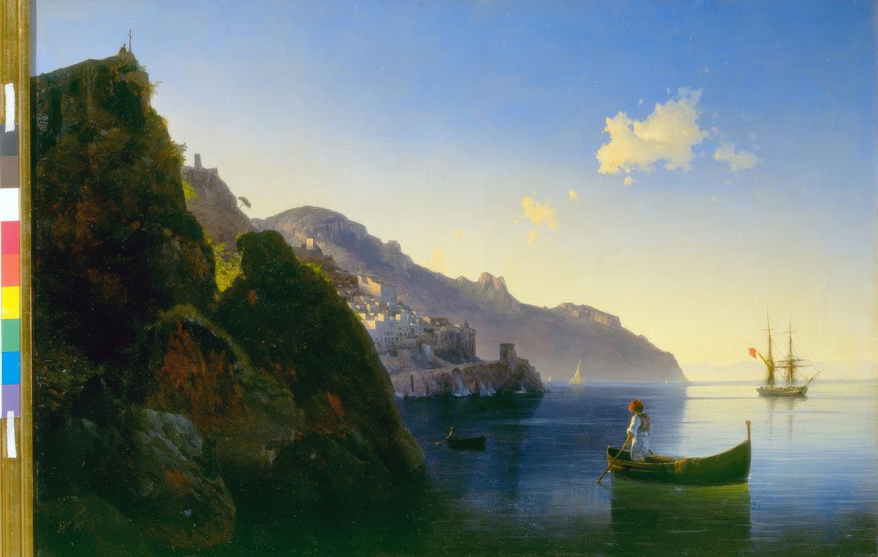 Amalfikysten af Ivan Konstantinovich Aivazovsky