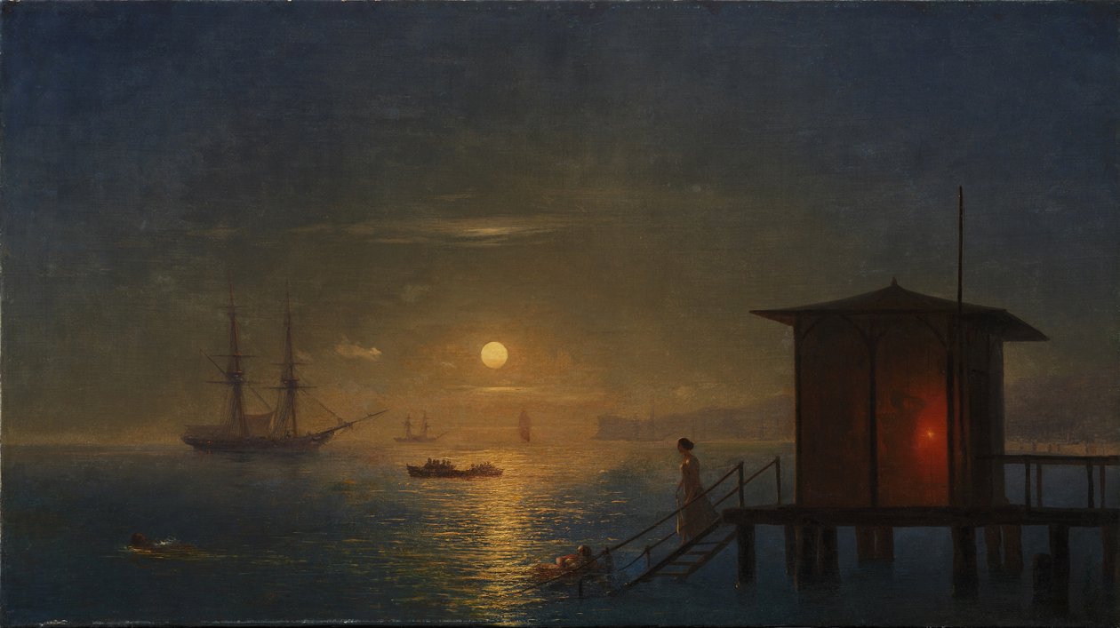 Kejserligt badehus, 1848 af Ivan Konstantinovich Aivazovsky