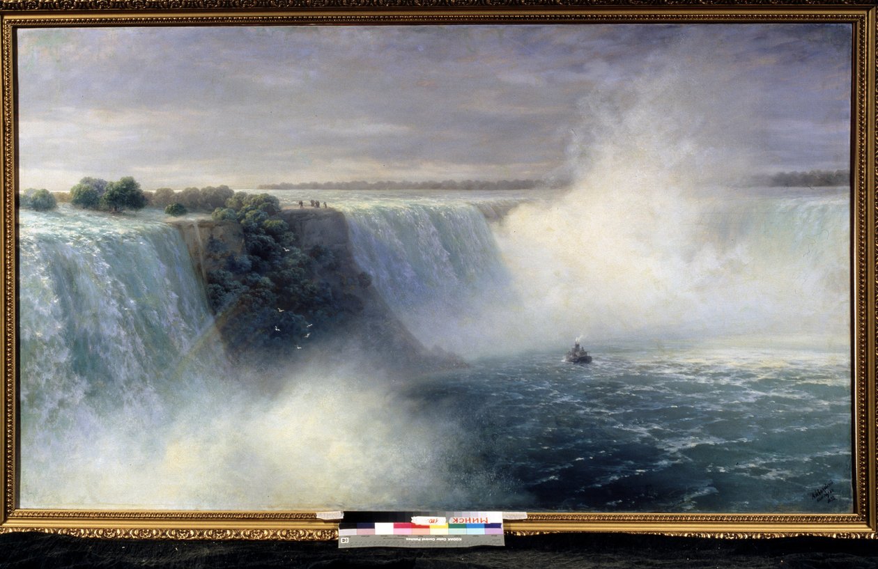 ""Niagarafaldene"" Maleri af Ivan Aivazovsky (1817-1900) 1892 National Art Museum of Belorussian Republic, Minsk af Ivan Konstantinovich Aivazovsky