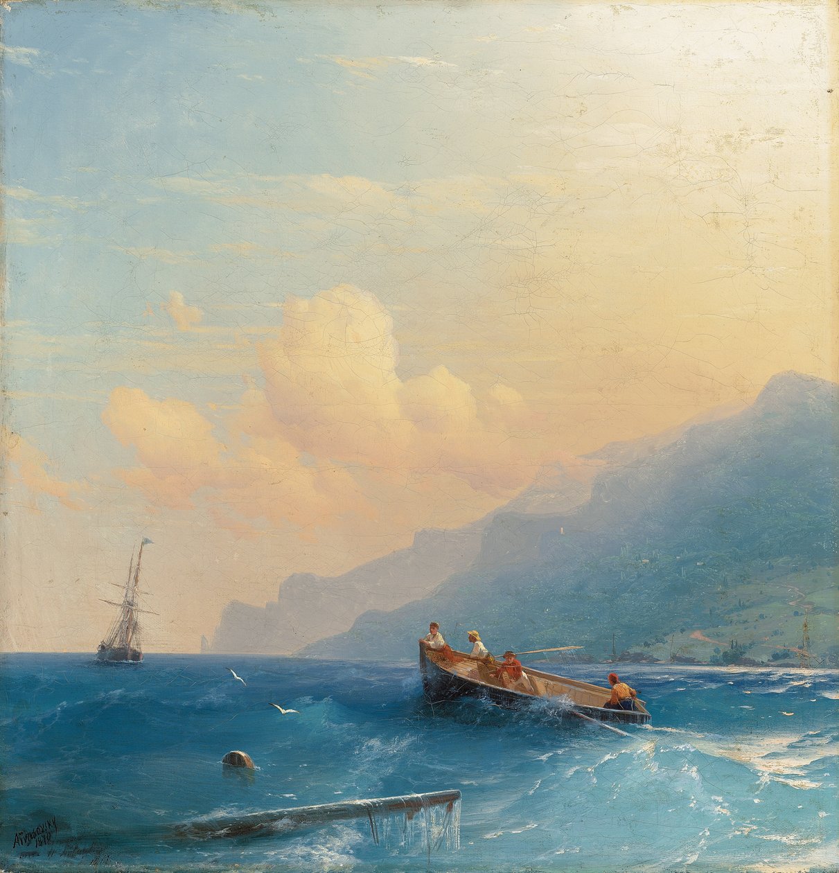 Søger efter overlevende, 1863 af Ivan Konstantinovich Aivazovsky